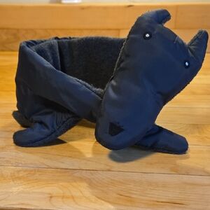 H&M Dark Gray Plush Dog Scarf